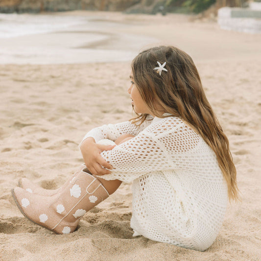 Shelly Knit Beach Coverup