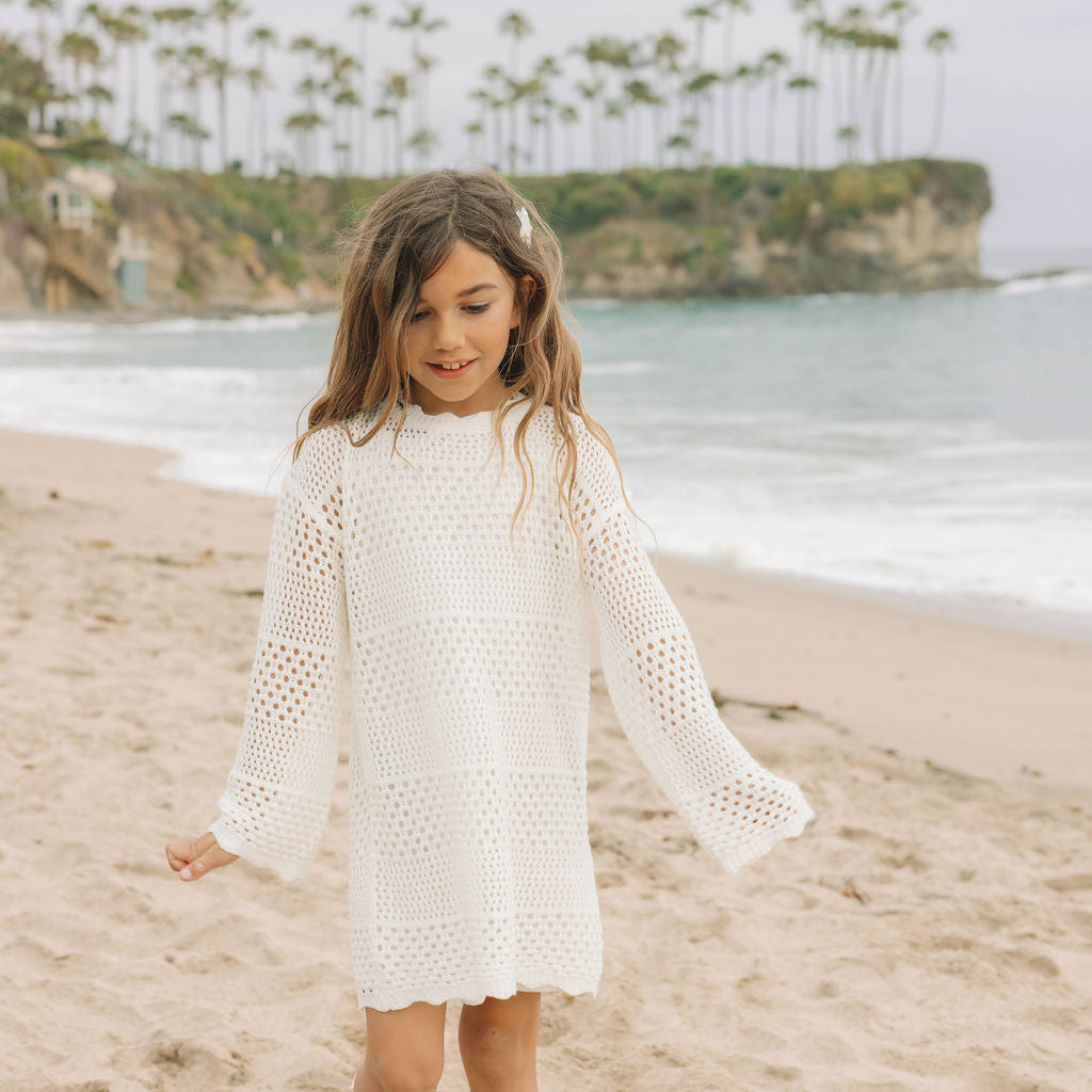Shelly Knit Beach Coverup