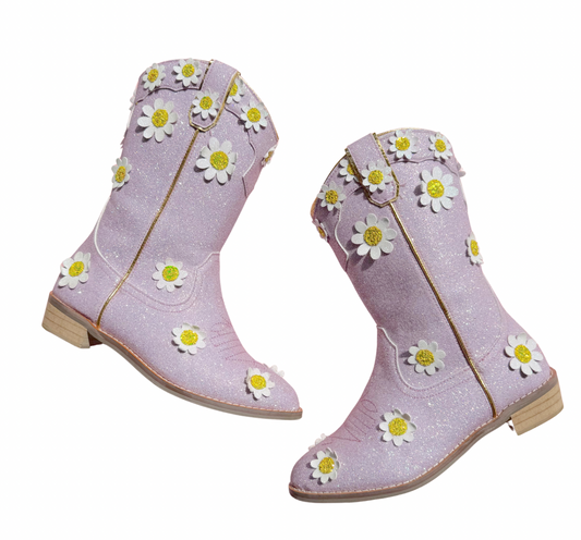 Cowgirl Lilac Oopsie Daisy Boots