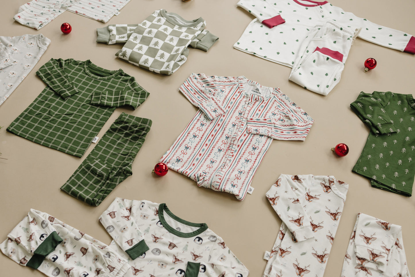 Candy Cane Lane Bamboo Zippy Pajamas
