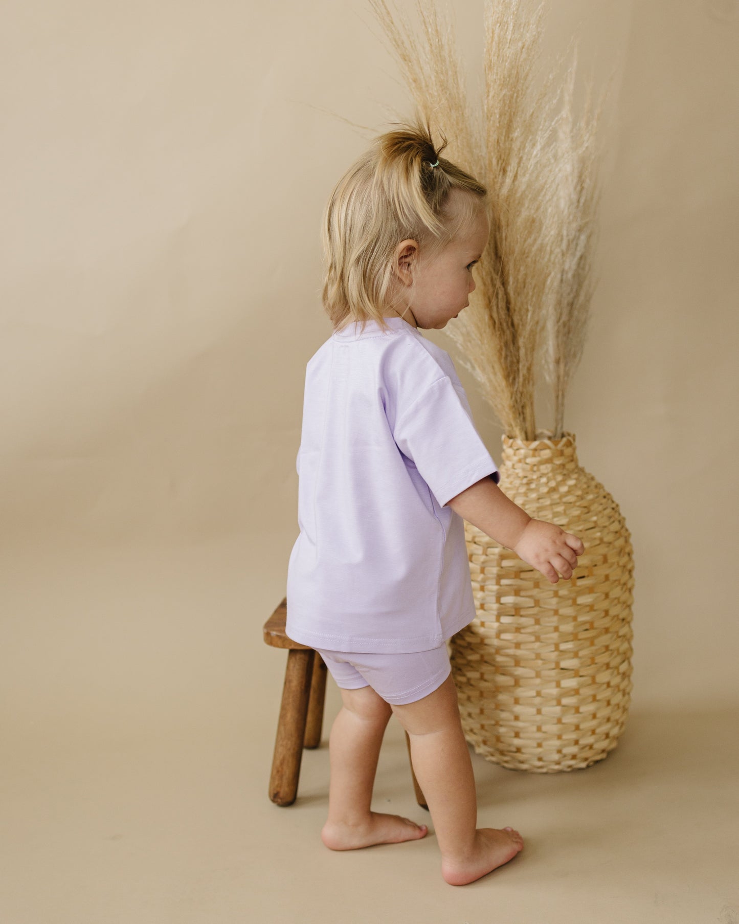 Bamboo Tee & Bike Shorts - sold as separates