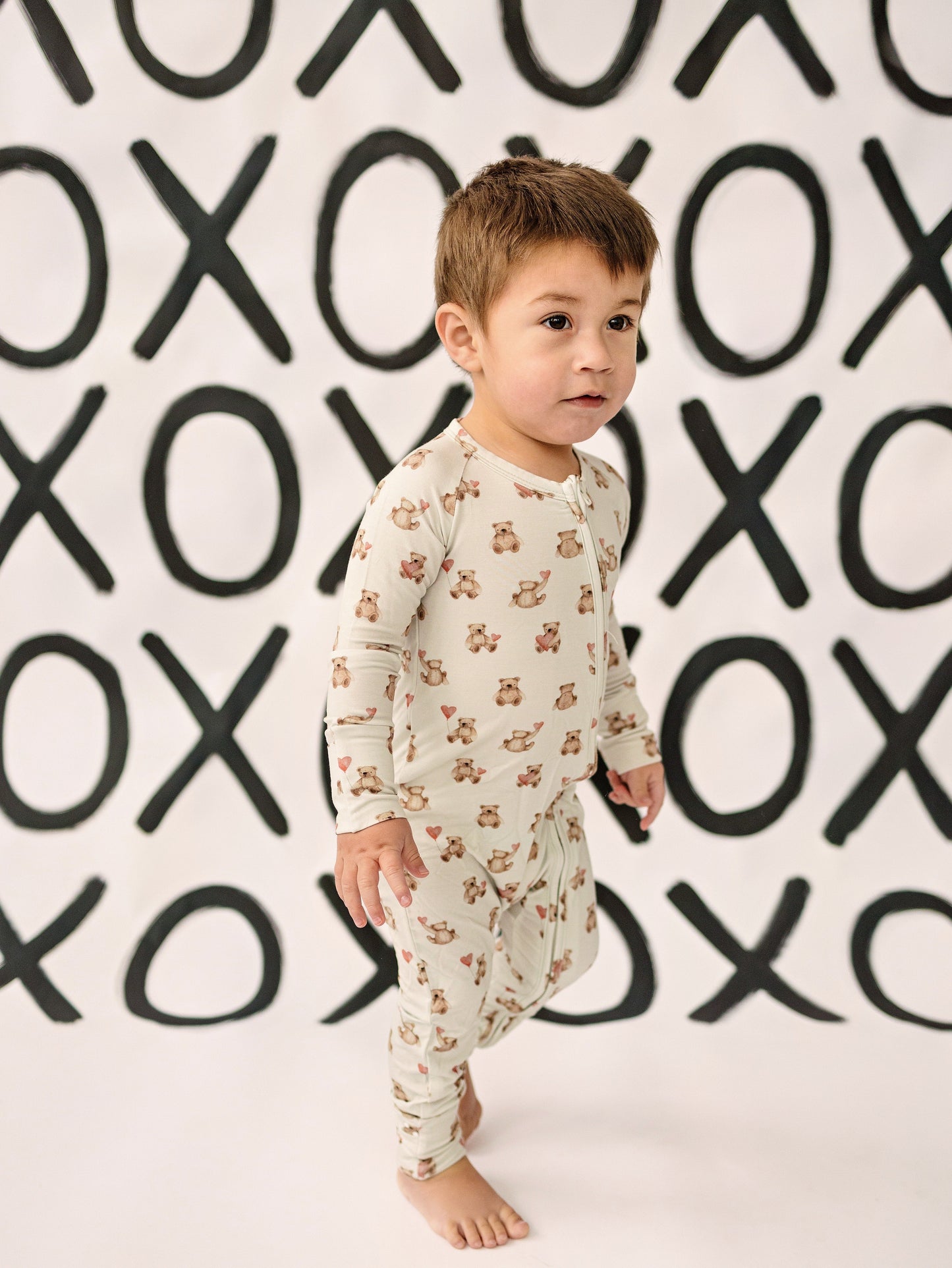 Teddy-Gram Bamboo Zippy Romper