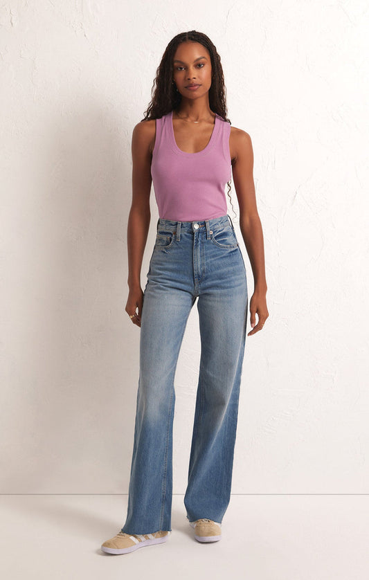 Sirena Rib Tank Dusty Orchid