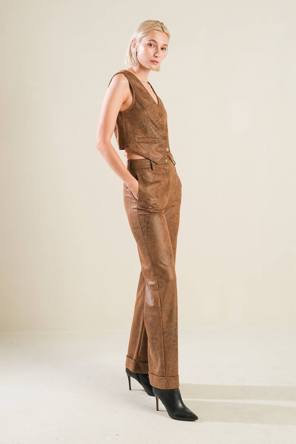 A GIFT FROM LOVE LEATHER VEST - Mack & Harvie