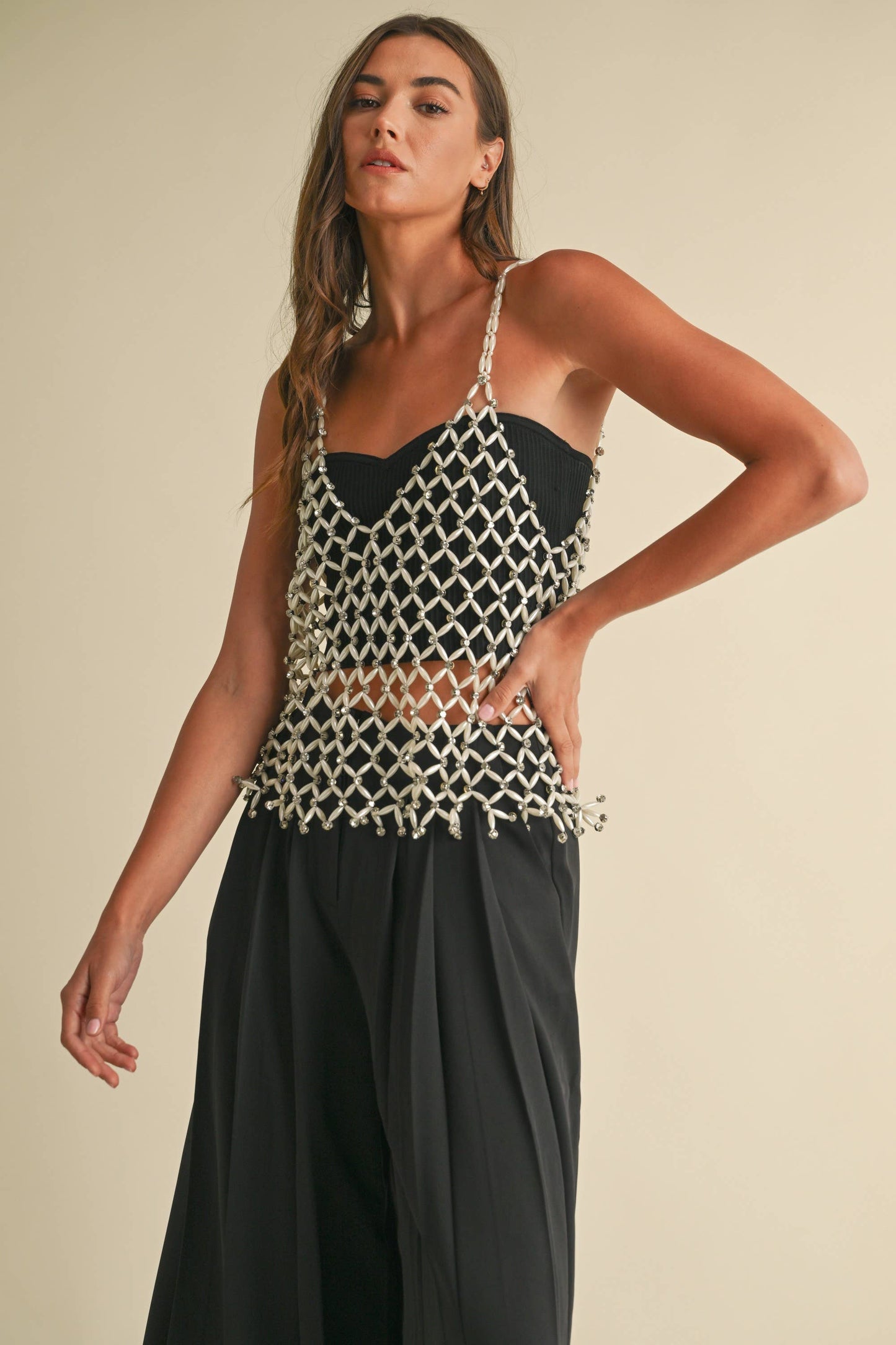 Pearl Net Top