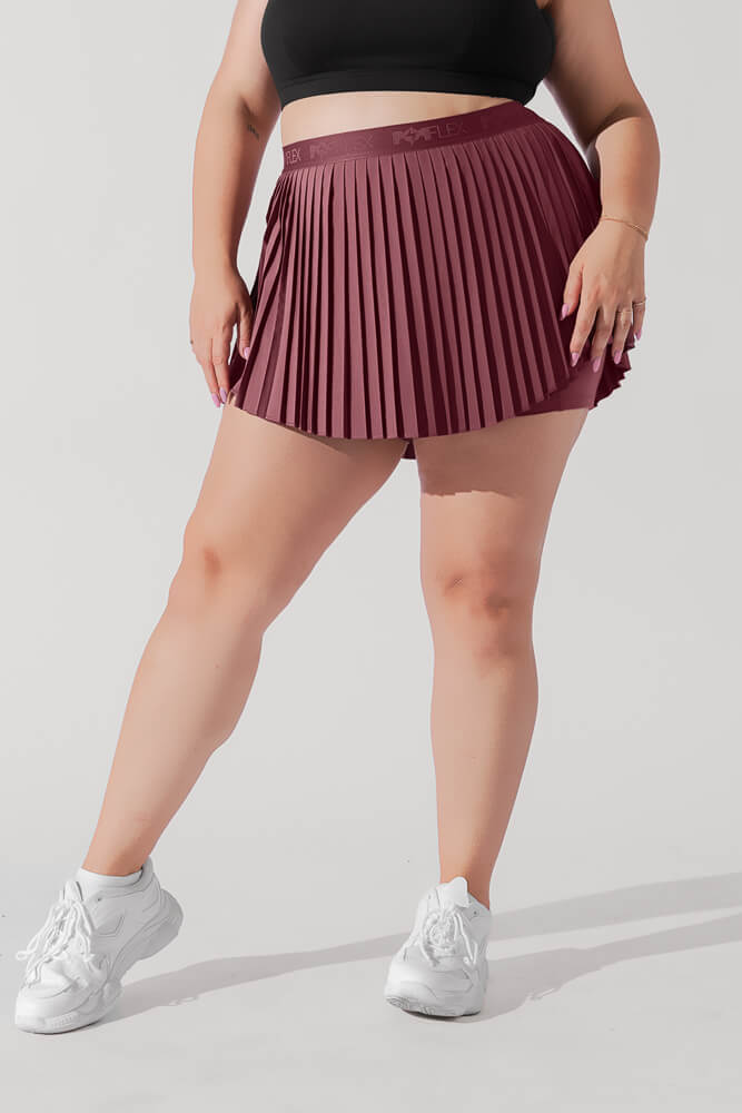 Ace ‘em Pleated Skort - Desert Rose - Mack & Harvie