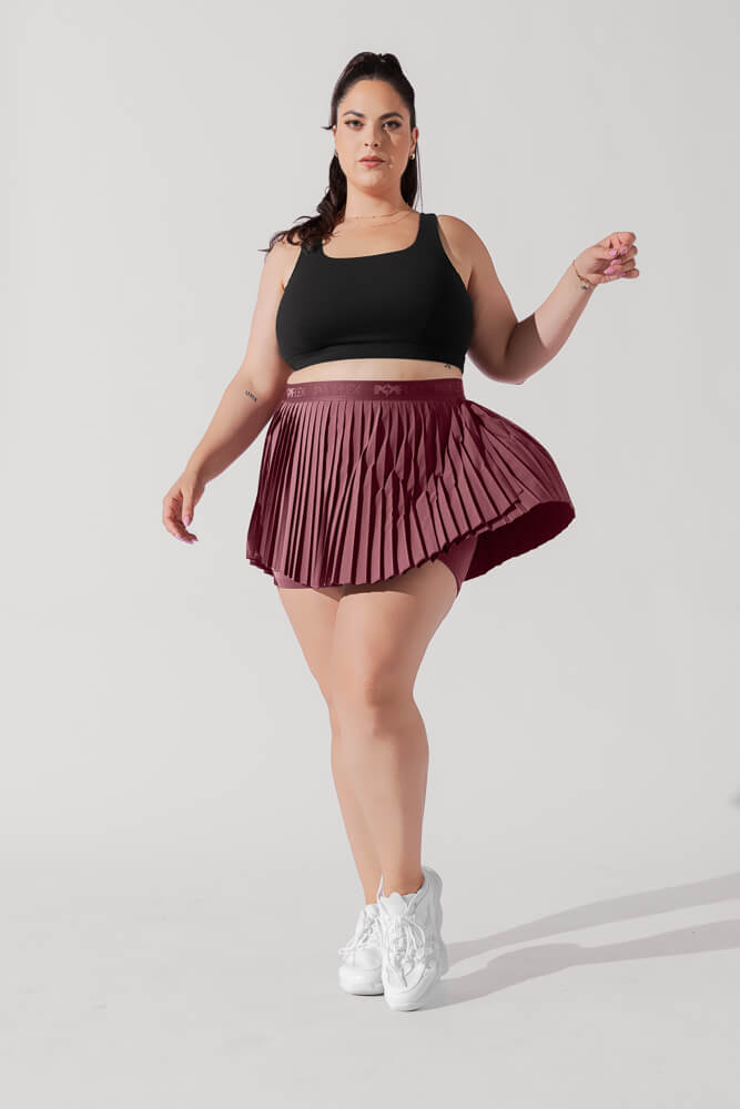 Ace ‘em Pleated Skort - Desert Rose - Mack & Harvie