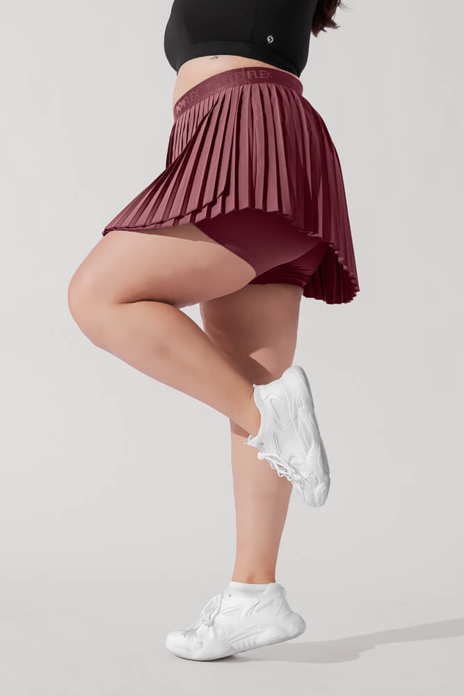 Ace ‘em Pleated Skort - Desert Rose - Mack & Harvie