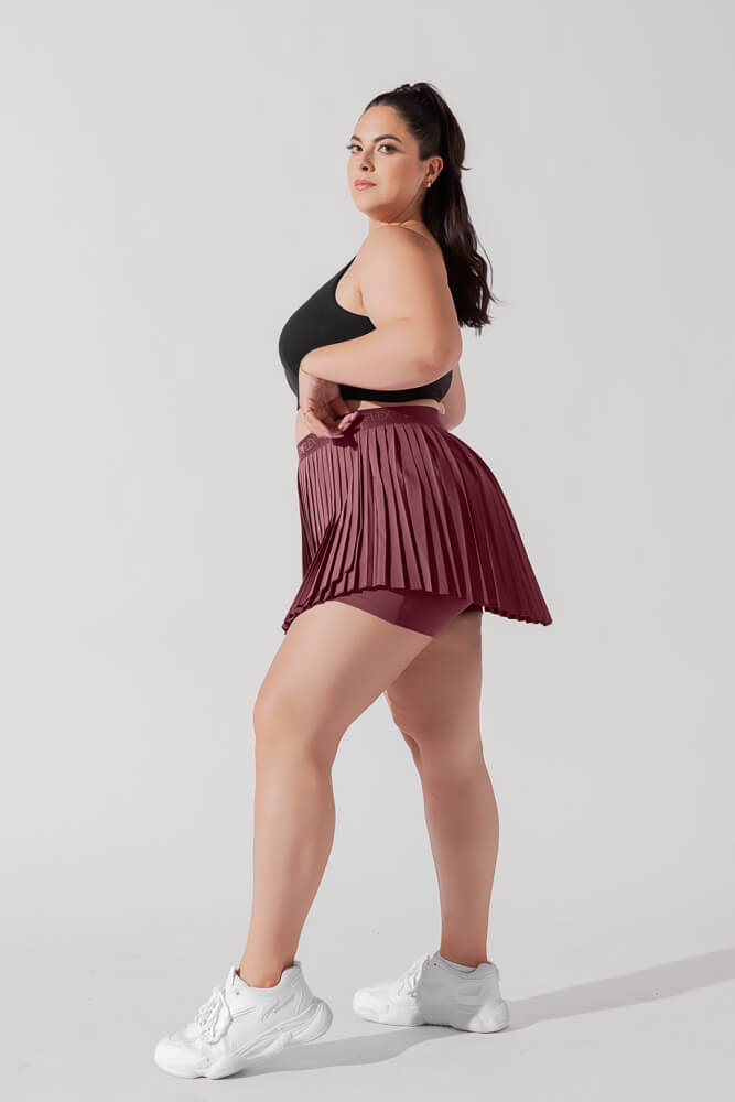 Ace ‘em Pleated Skort - Desert Rose - Mack & Harvie