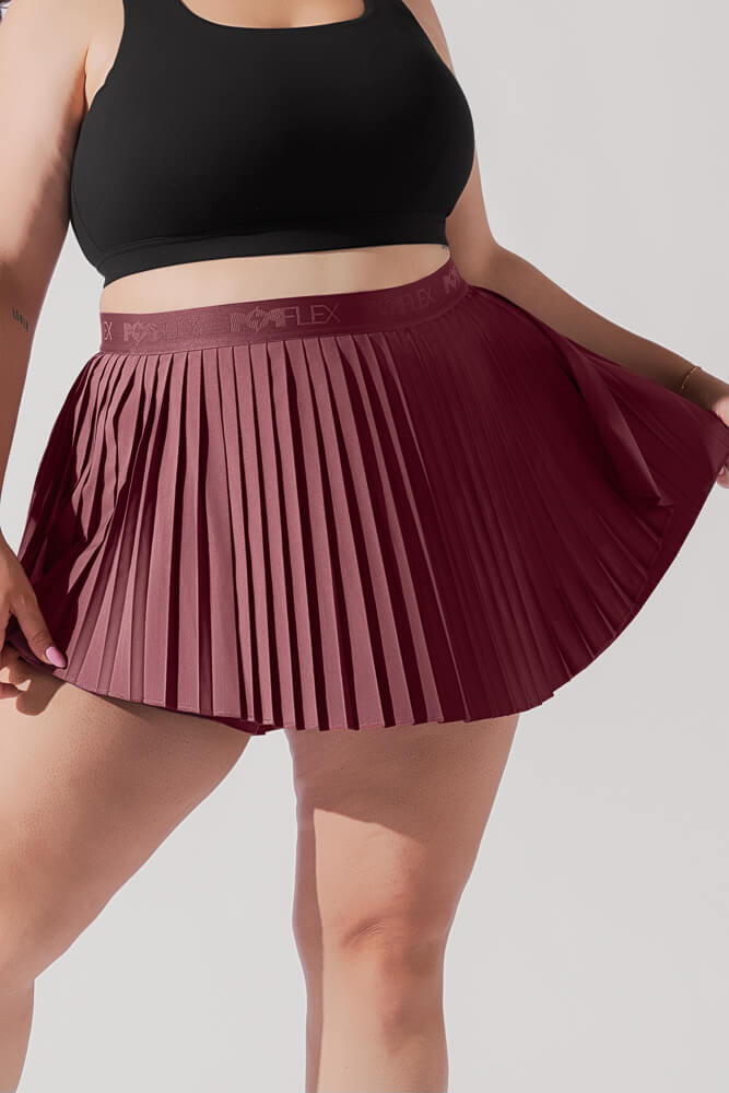Ace ‘em Pleated Skort - Desert Rose - Mack & Harvie