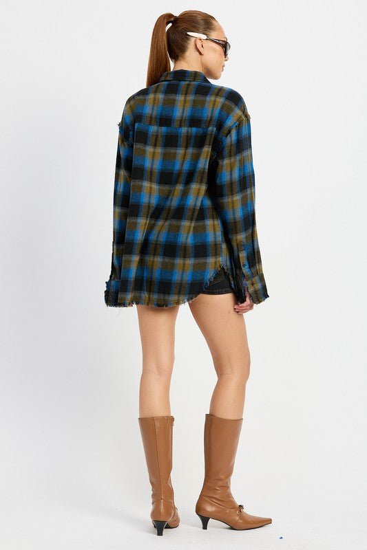 ACID WASH FLANNEL SHIRT - Mack & Harvie