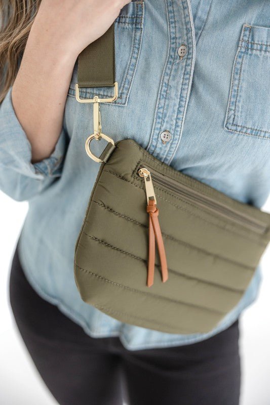 Addison Quilted Nylon Waist/ Sling Bag - Mack & Harvie