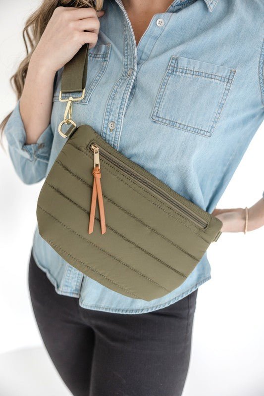 Addison Quilted Nylon Waist/ Sling Bag - Mack & Harvie