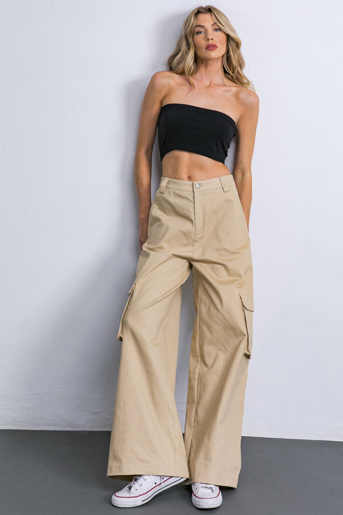 ADORABLE POSH WOVEN CARGO PANTS - Mack & Harvie