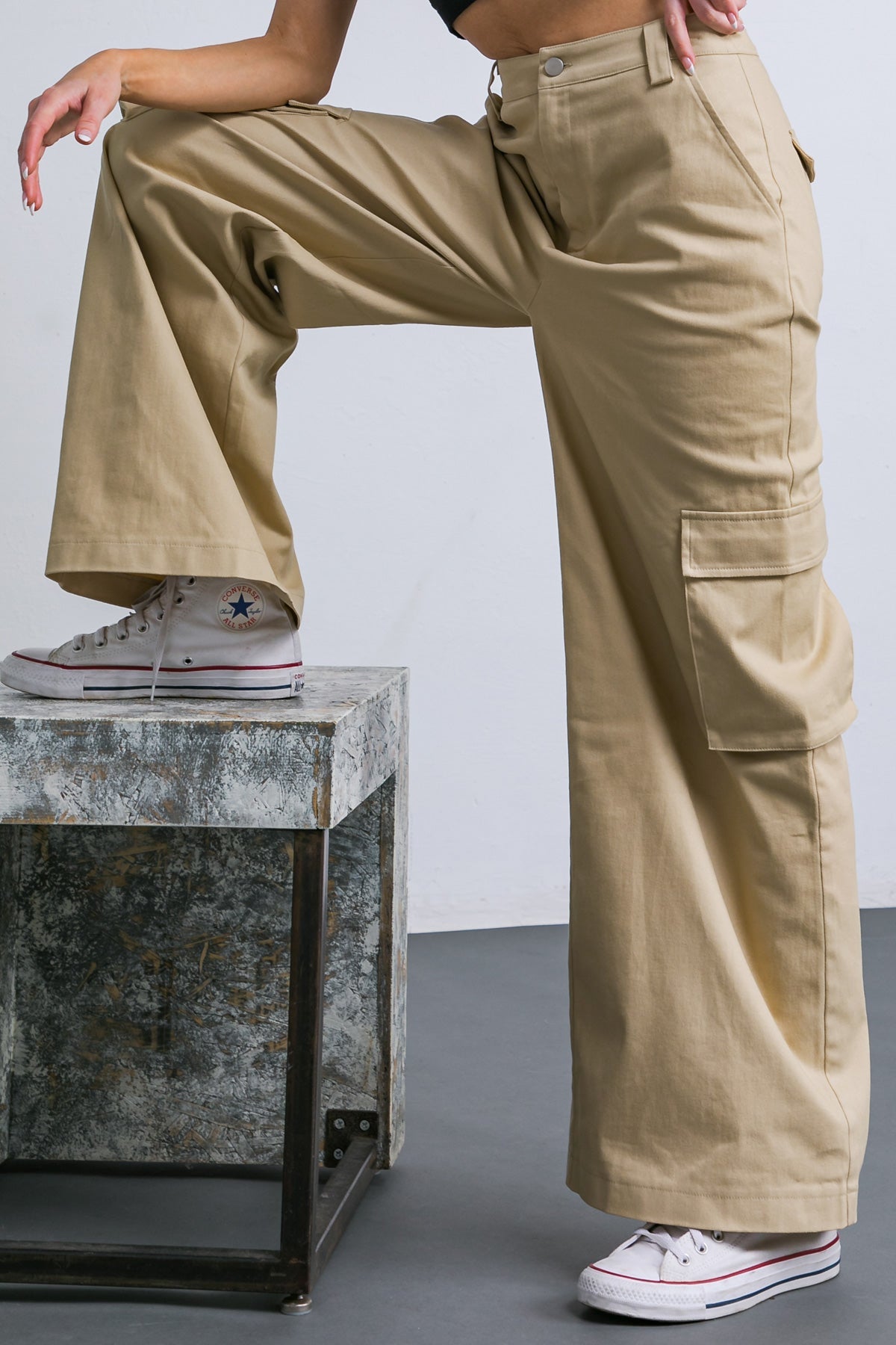 ADORABLE POSH WOVEN CARGO PANTS - Mack & Harvie