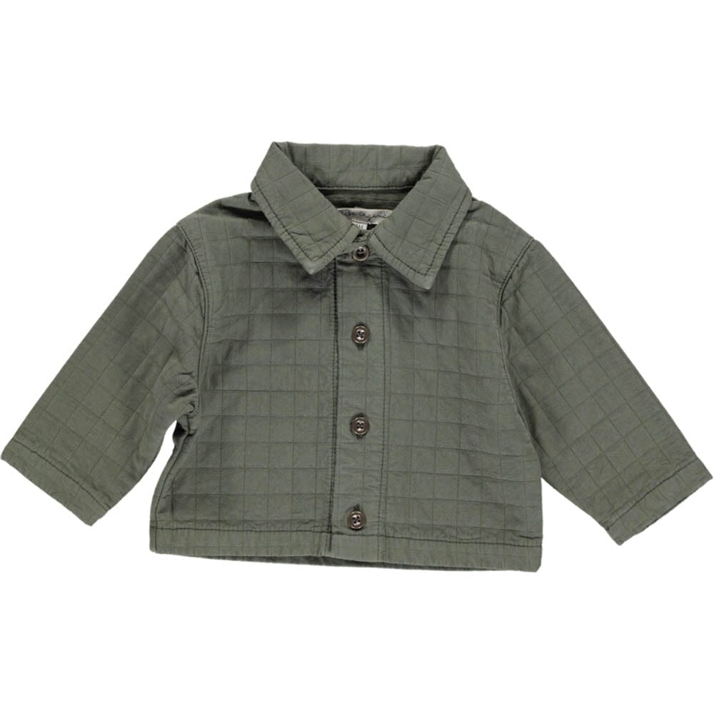 Aiko Baby Overshirt - Khaki - Mack & Harvie