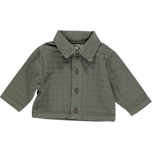 Aiko Baby Overshirt - Khaki - Mack & Harvie