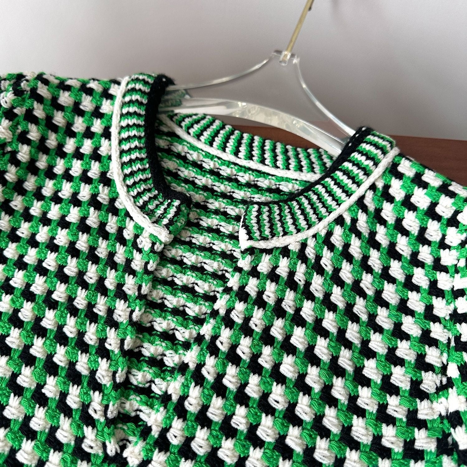 Alice Knit Check Dress - Mack & Harvie