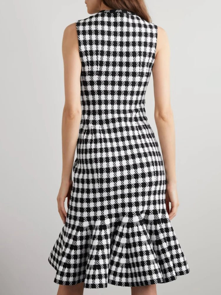 Alice Plaid Spandex Dress - Mack & Harvie
