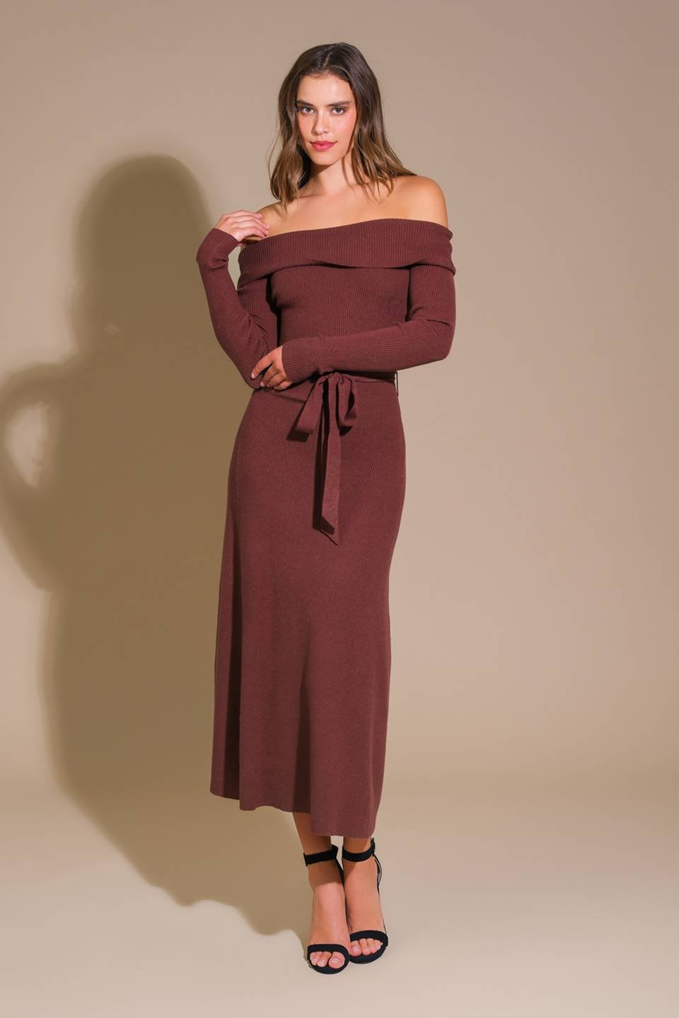 ALL A FANTASY SWEATER MIDI DRESS - Mack & Harvie