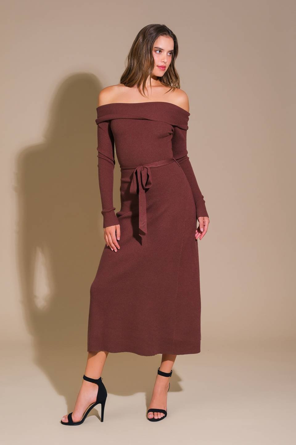 ALL A FANTASY SWEATER MIDI DRESS - Mack & Harvie