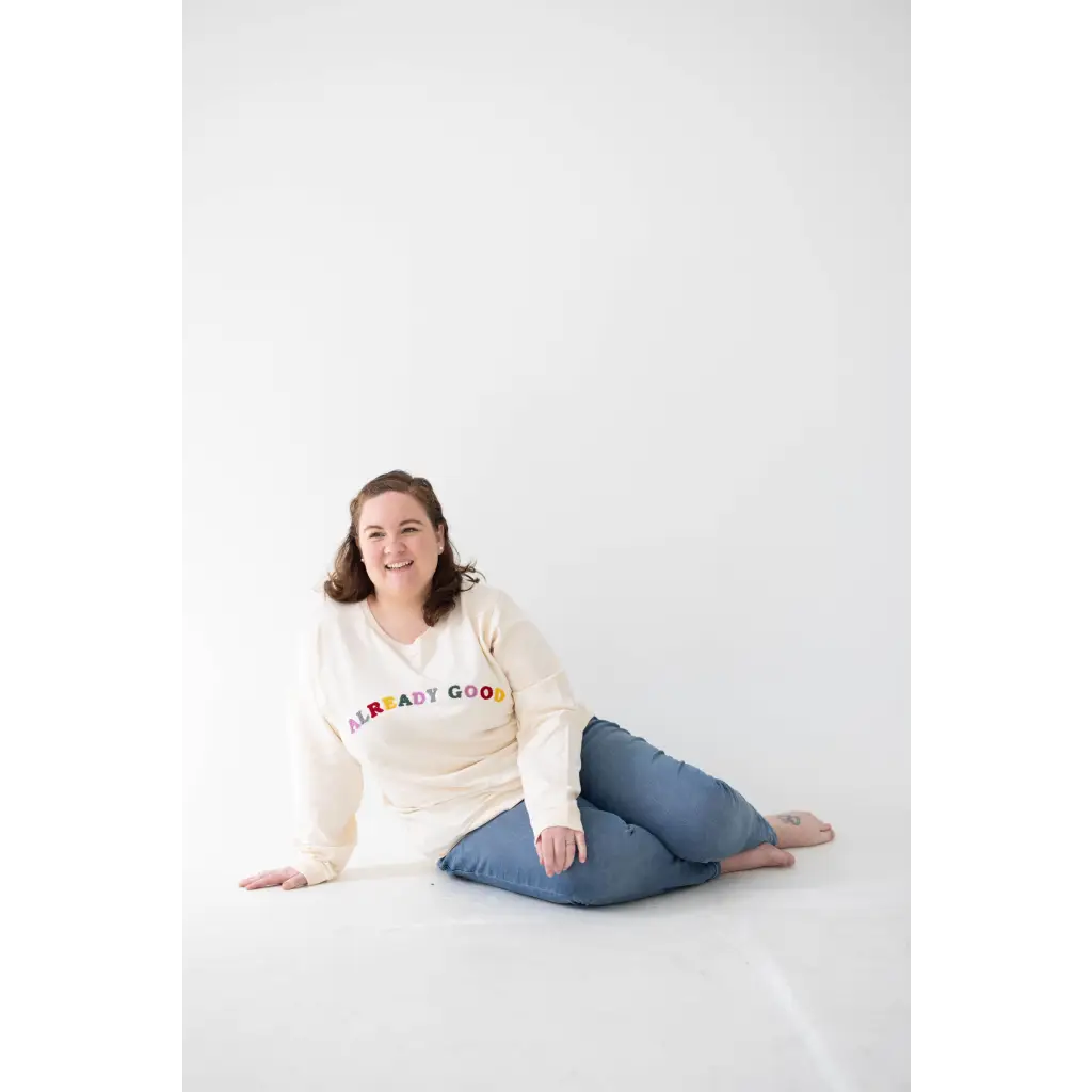 Already Good Embroidered Pullover | FREE SHIPPING