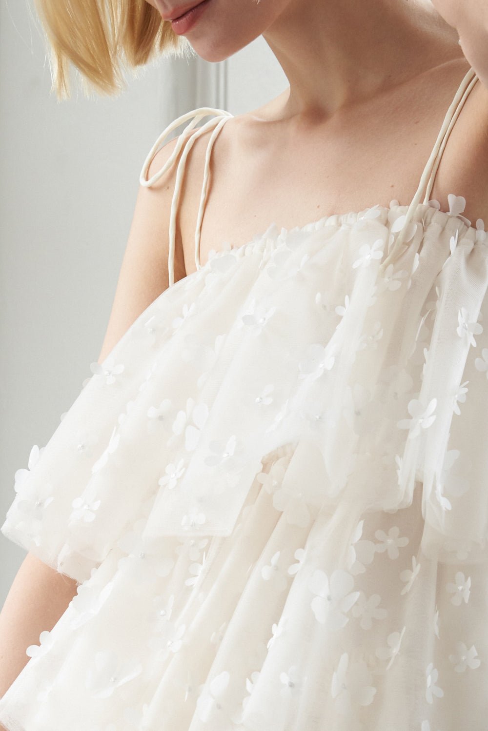 ALWAYS ON THE GO TULLE MINI DRESS - Mack & Harvie