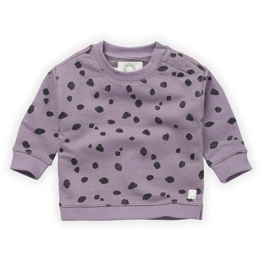 Animal Print Sweatshirt - Ice Purple - Mack & Harvie