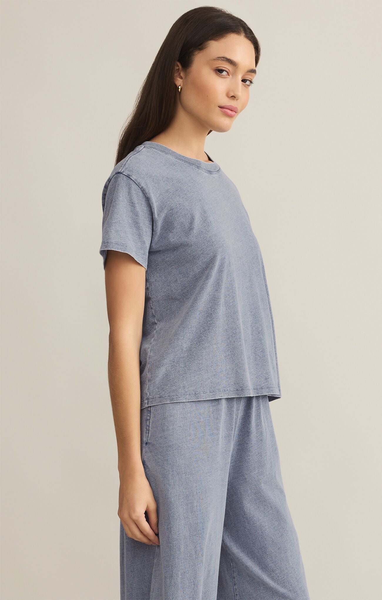 GO TO JERSEY DENIM TEE