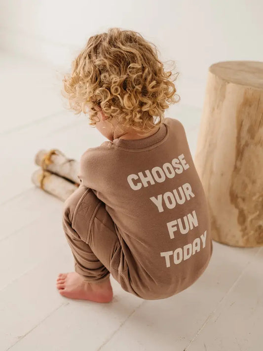 Choose Your Fun Today Boxy Sweatshirt