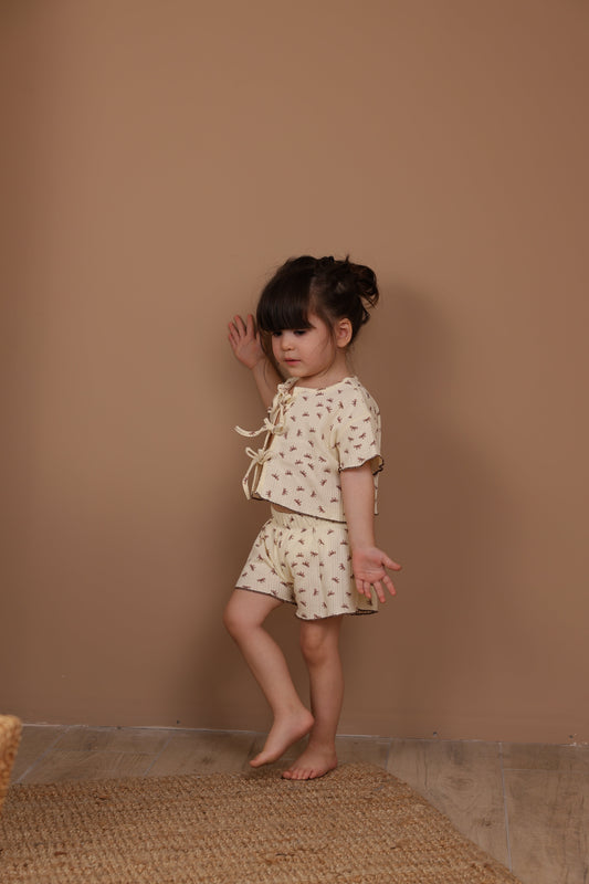 Petite Bow Tie-Front Set