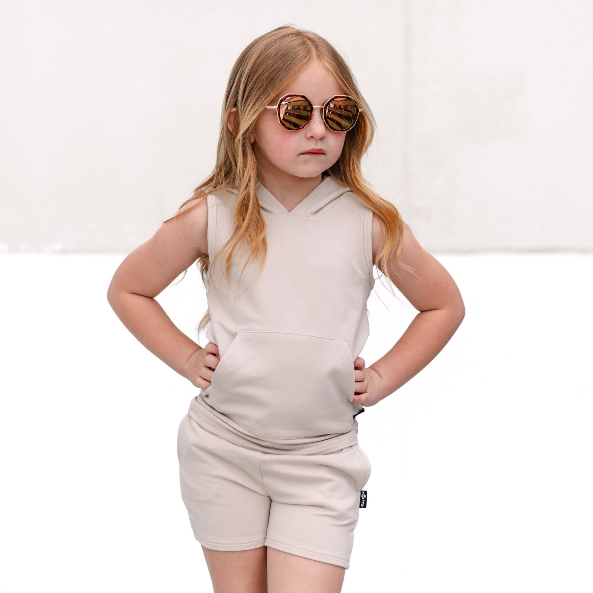 BAMBOO HOODIE TANK - Clay - Mack & Harvie