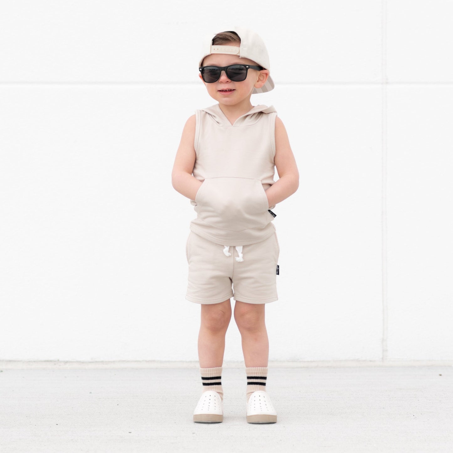BAMBOO HOODIE TANK - Clay - Mack & Harvie