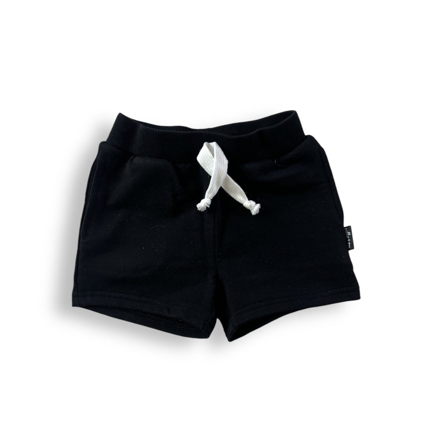 BAMBOO JOGGER SHORTS - Midnight Black - Mack & Harvie