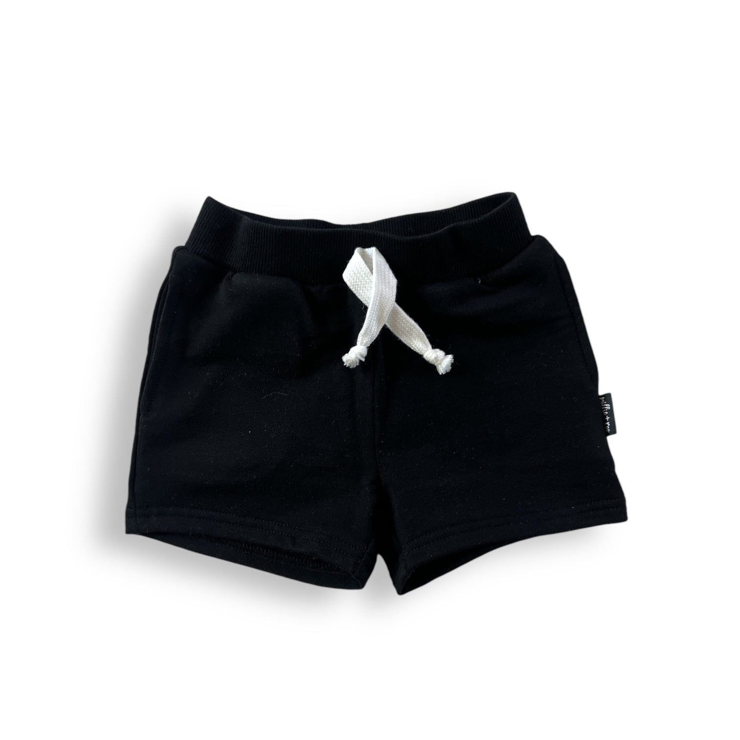 BAMBOO JOGGER SHORTS - Midnight Black - Mack & Harvie