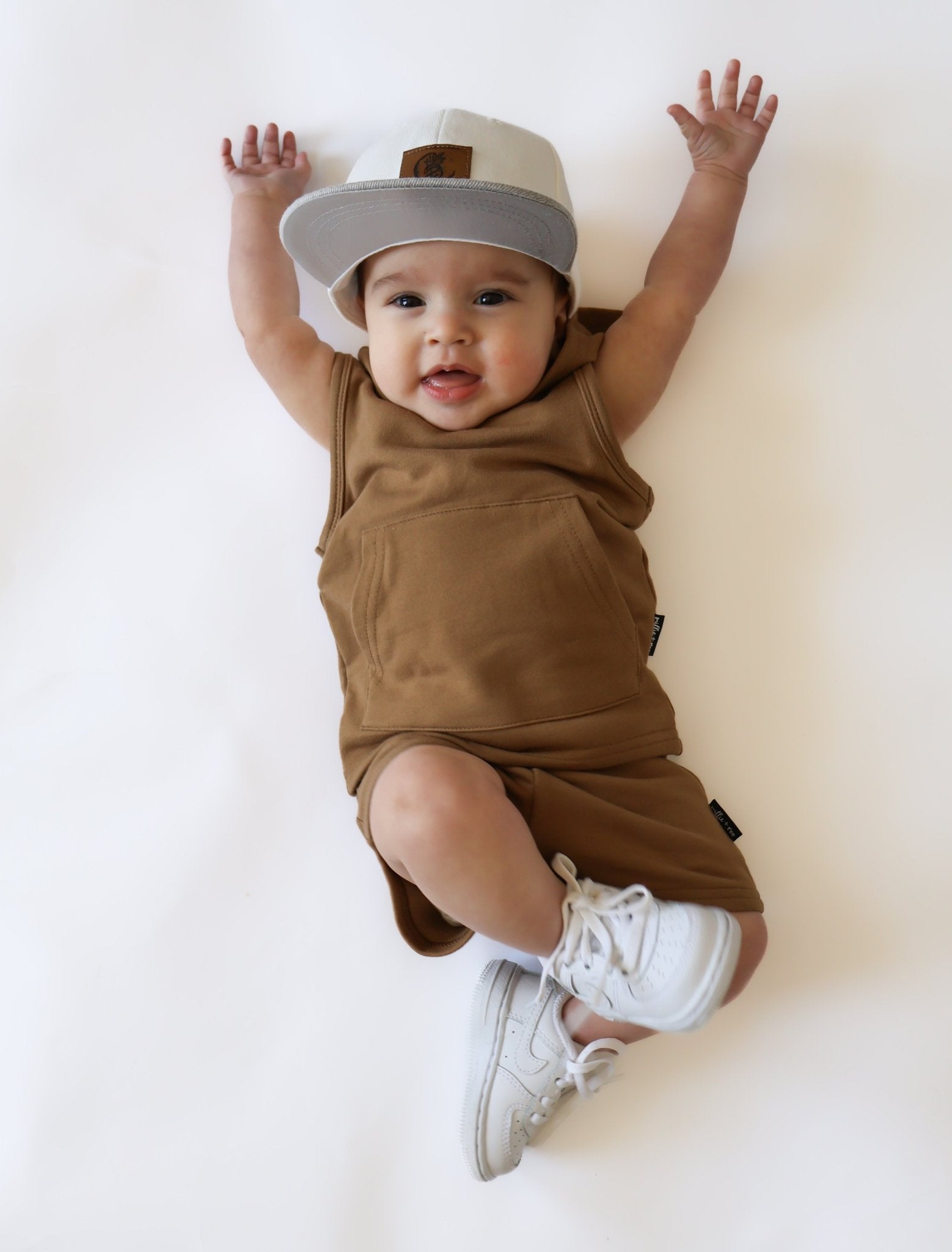 BAMBOO JOGGER SHORTS - Mocha - Mack & Harvie