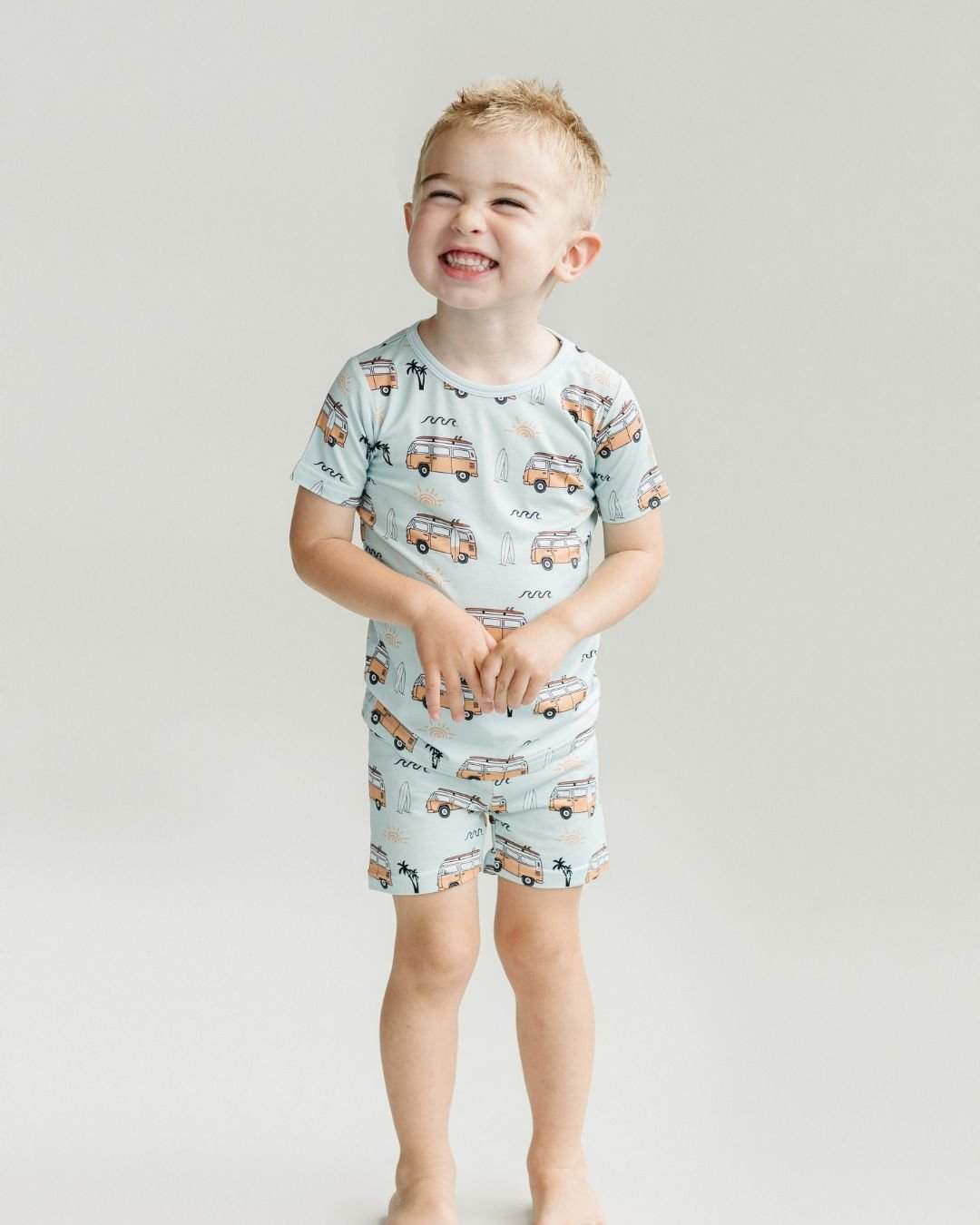 Bamboo Shorts Set | Retro Beach - Mack & Harvie