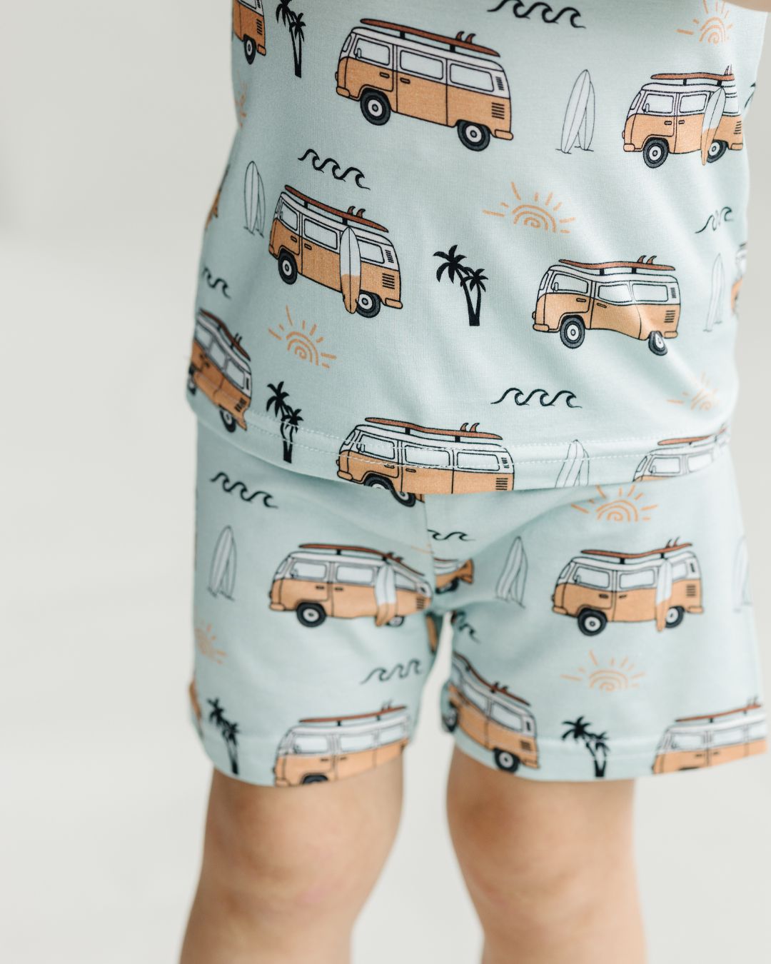 Bamboo Shorts Set | Retro Beach - Mack & Harvie