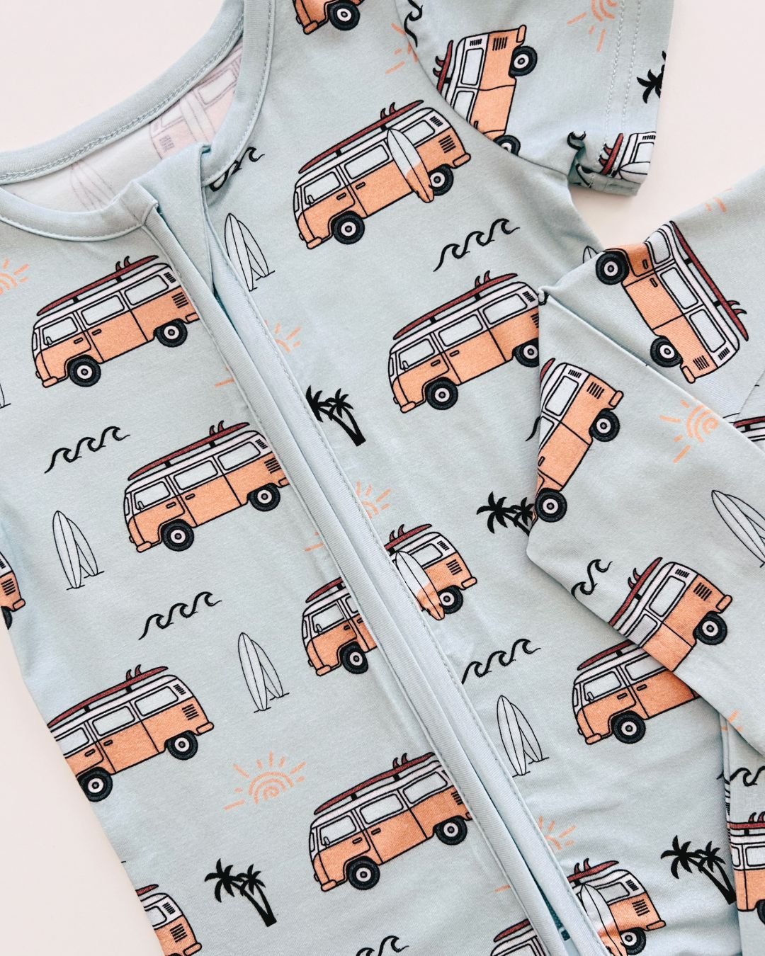 Bamboo Shorty Romper | Retro Beach - Mack & Harvie