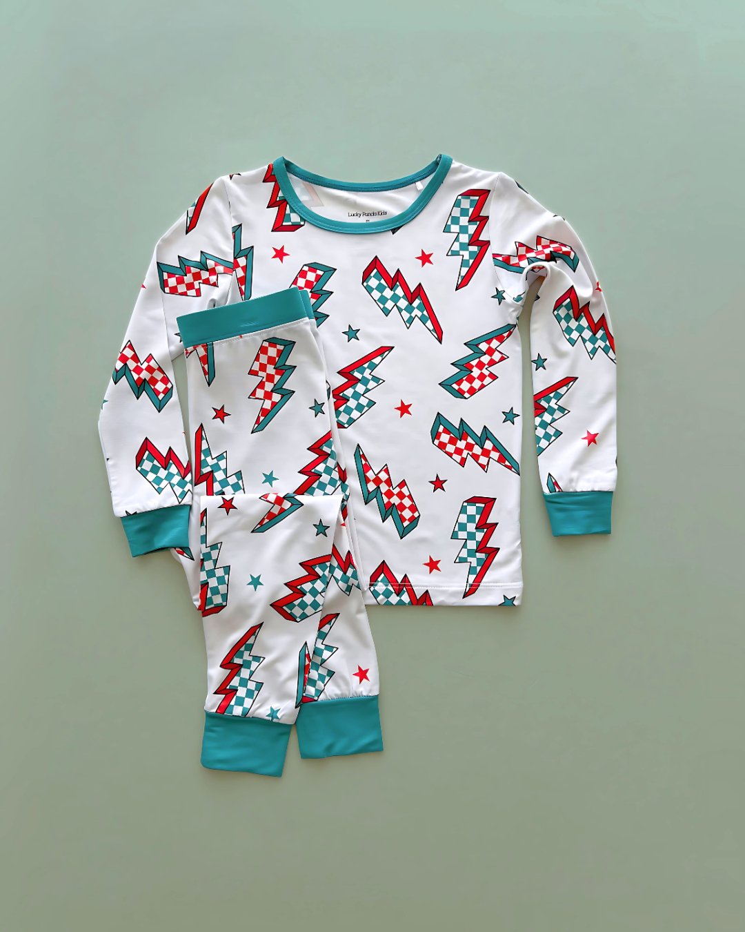 Bamboo Two Piece Set | Checkered Bolts - Mack & Harvie
