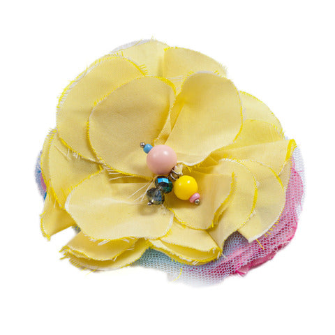 Miss Grant - Yellow Flower Brooch