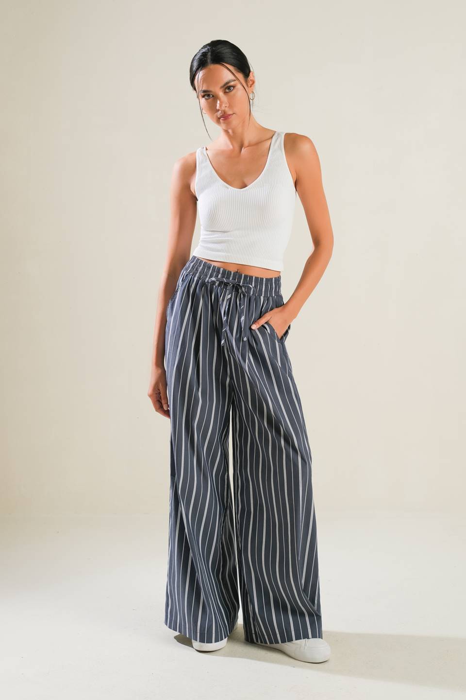 BEHIND THE GRIN WOVEN PANTS - Mack & Harvie
