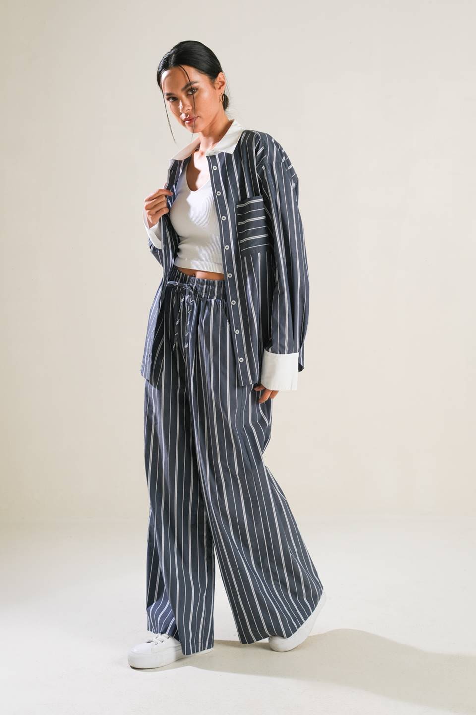 BEHIND THE GRIN WOVEN PANTS - Mack & Harvie