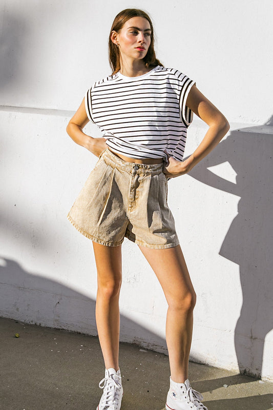BETTER DAYS AHEAD TWILL SHORTS - Mack & Harvie