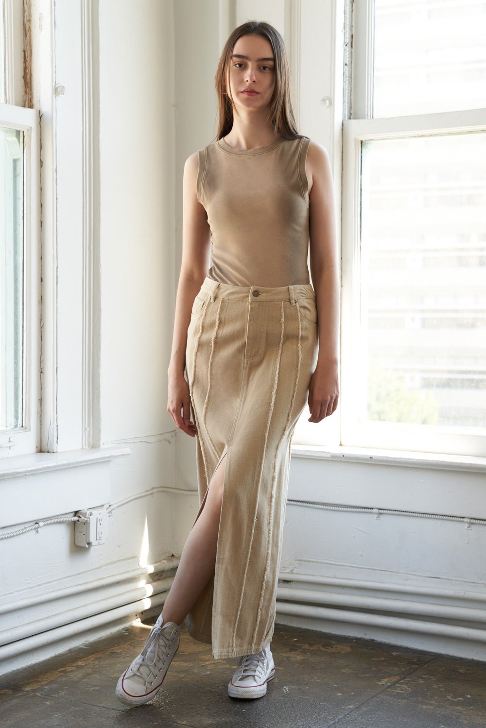 BETWEEN THE PAGES WOVEN SKIRT - Mack & Harvie