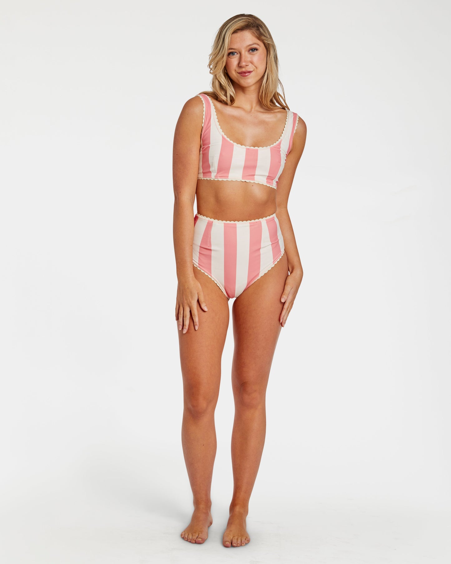 Cabana Stripe Bikini (Pink)