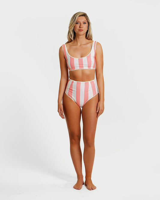 Cabana Stripe Bikini (Pink)