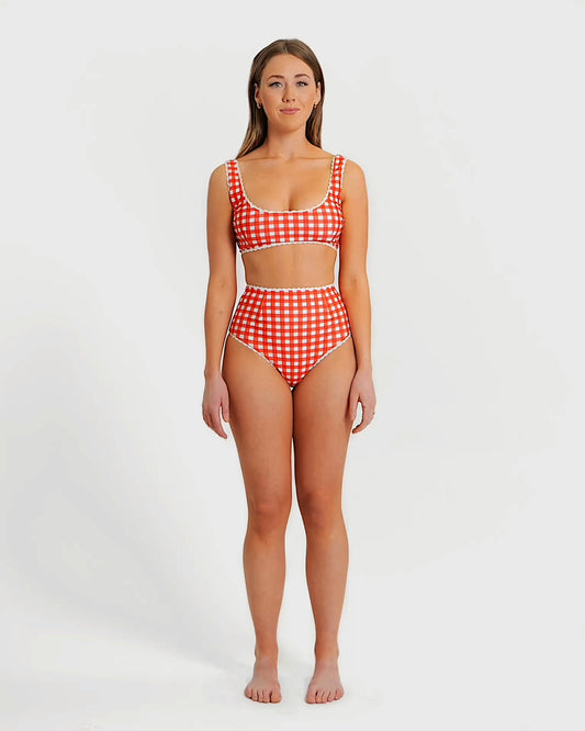 Gingham Bikini (Red)