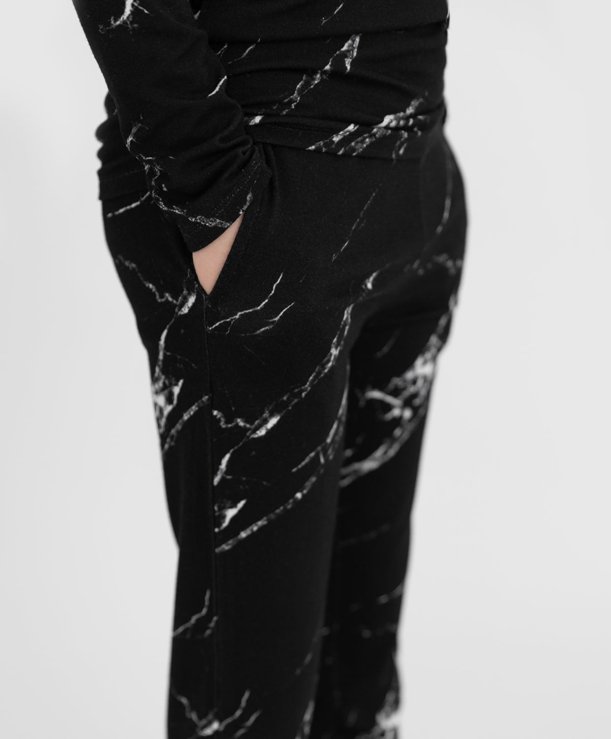 Black Marble Two-Piece Set
