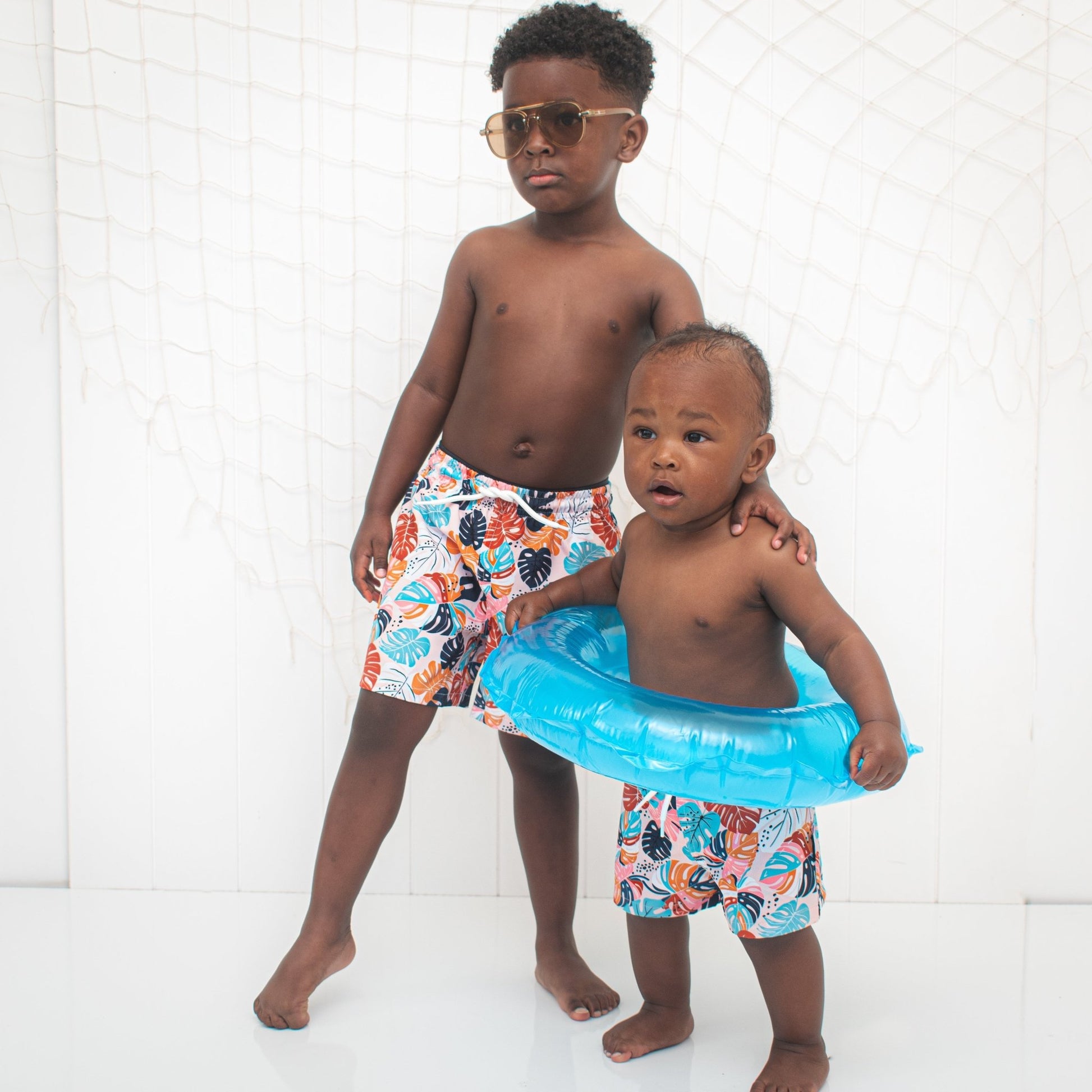BOARD SHORTS- Monstera - Mack & Harvie